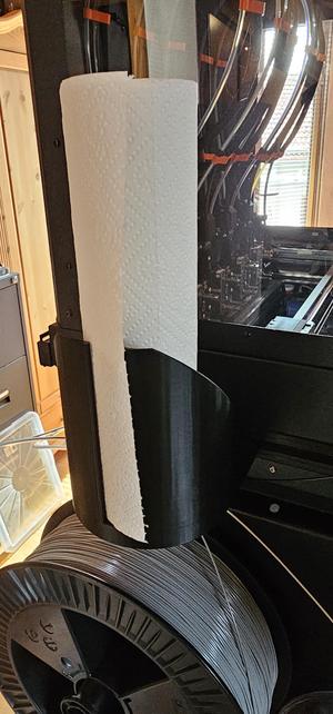 Küchenrollenhalter für Aluprofil 30x30 Nut 8mm / Paper Towel Holder for Aluminum Extrusion 30x30 mm U8