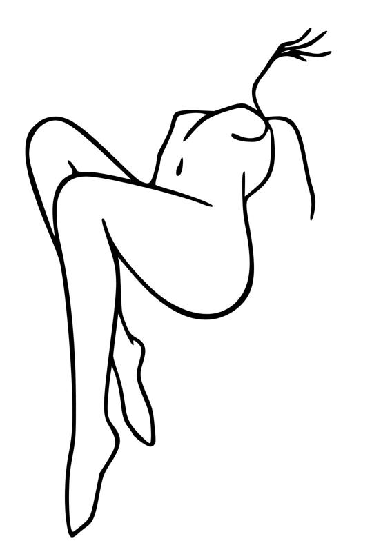 Nude female wall art