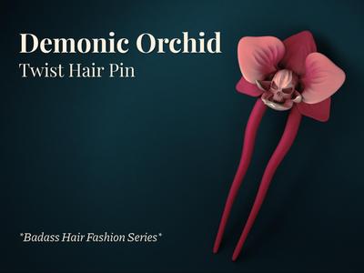 Demonic Orchid - Twist Hairpin
