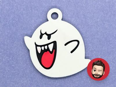 Mario Boo keychain