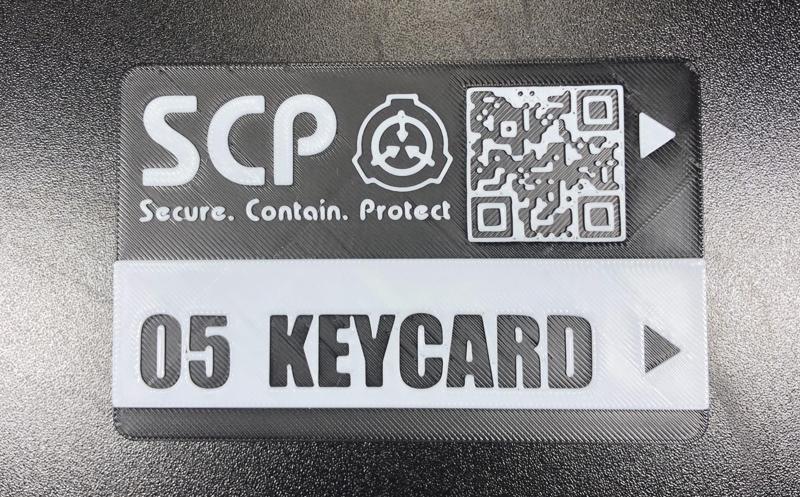 SCP Keycard 05 Prop | Secret Laboratory Game
