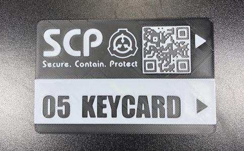 SCP Keycard 05 Prop | Secret Laboratory Game