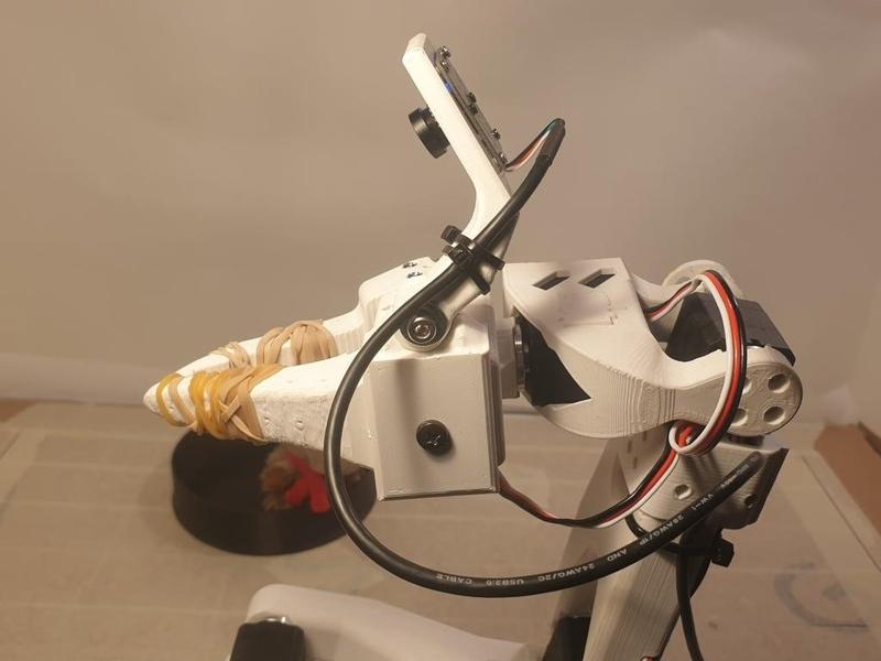 Snap-on Camera Mount for Robot Gripper SO-ARM100 / SO-ARM101 - Free angle