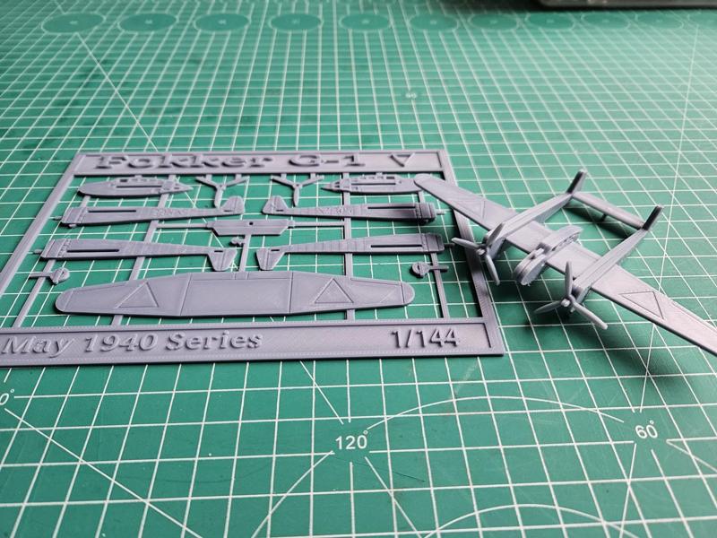 Fokker G-1 Card Kit 1/144 "May 1940 Series"