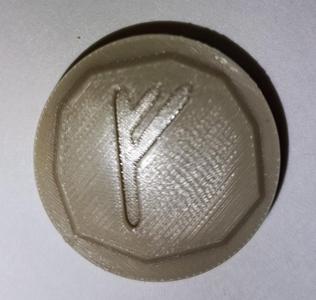 Fehu Pendant Center