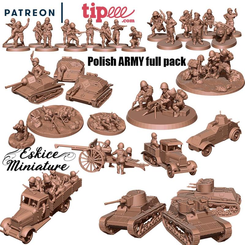 WW2 Polish ARMY full pack - 28mm