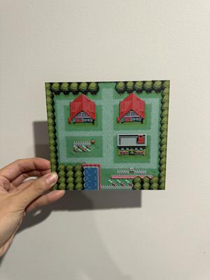 Pallet Town - HueForge Print 