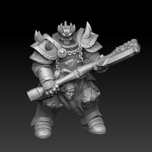 death knight with ax