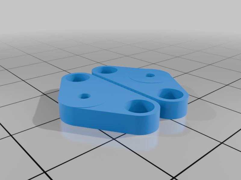 DJI O4 camera mount adaptors for 20mm width