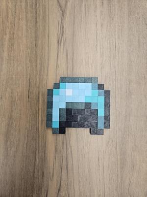 Minecraft Diamond Helmet (NO AMS Needed)