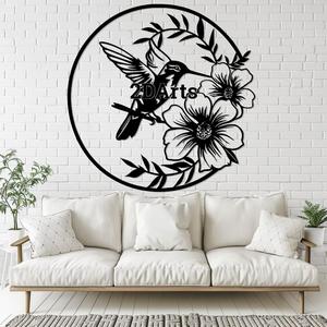 Hummingbird 2D Wall Art/Window Art - Digital STL & SVG File for 3D Printing or Laser Cutting