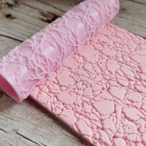 Broken Wall Texture Roller for Polymer Clay | Seamless & Realistic Impressions