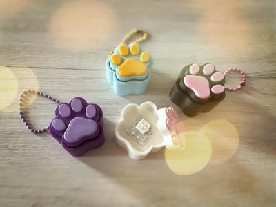 Clicky Paw Keychain
