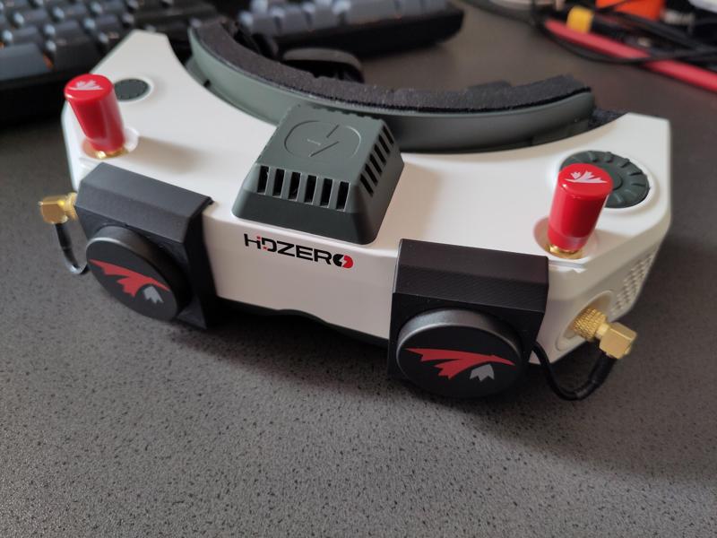 HDZero Goggle Patch Antenna Mount (captive)