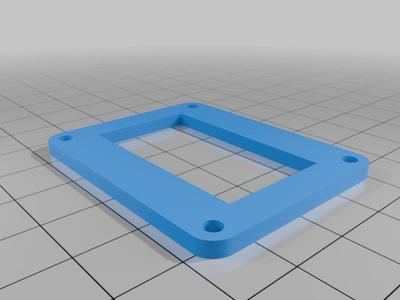 Versatile 3D-Printed Push Button Frame for Sim Racing Dashboards
