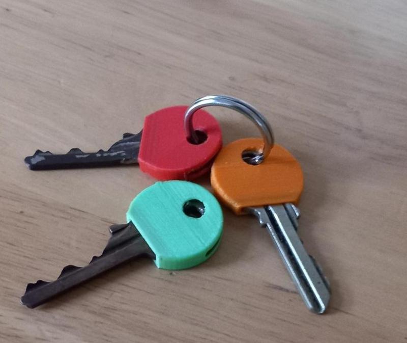 Key sleeve, colour coded