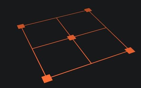 170 x 170 Bed level test (not only) for Kingroon by Miko_Art