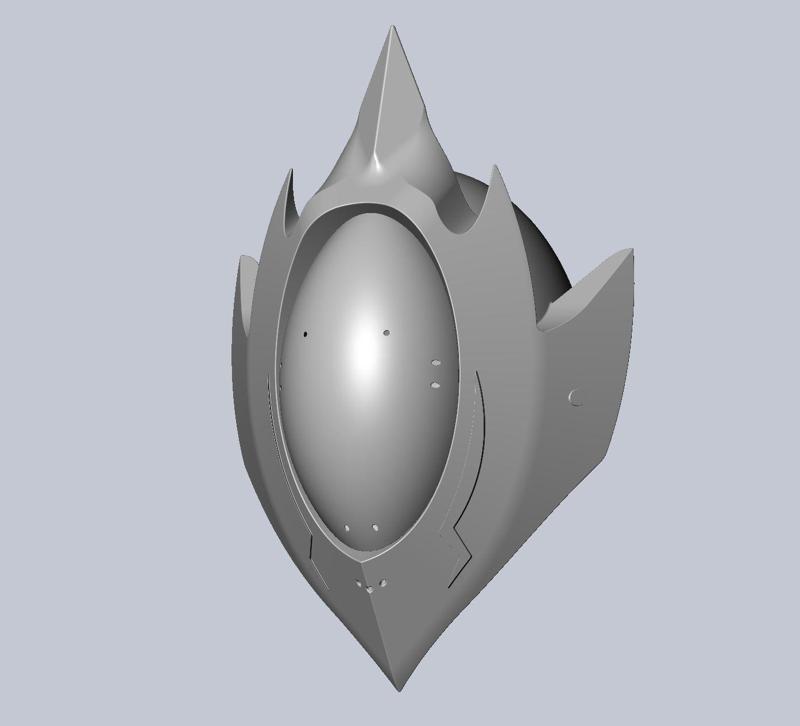 Code Geass Zero Mask Printable Model