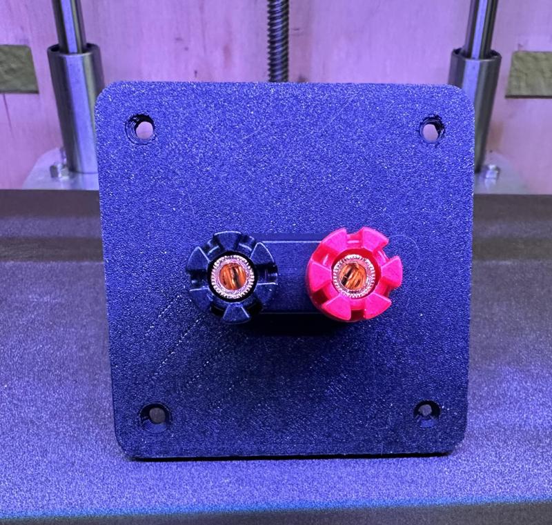 Banana Plug terminal mod for Technics 12 inch floor speakers
