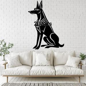 Anubis 2D Wall Art/Window Art STL & SVG File for 3D Printing and Laser Cutting