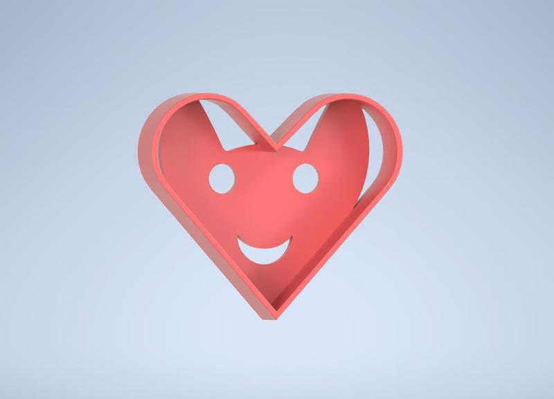 Heart-shaped cookie cutter
