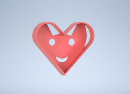 Heart-shaped cookie cutter