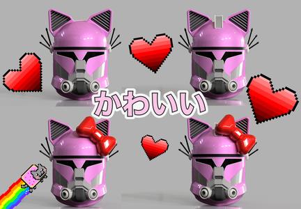 Super Kawaii Neko Torupa Herumetto v2 big ear