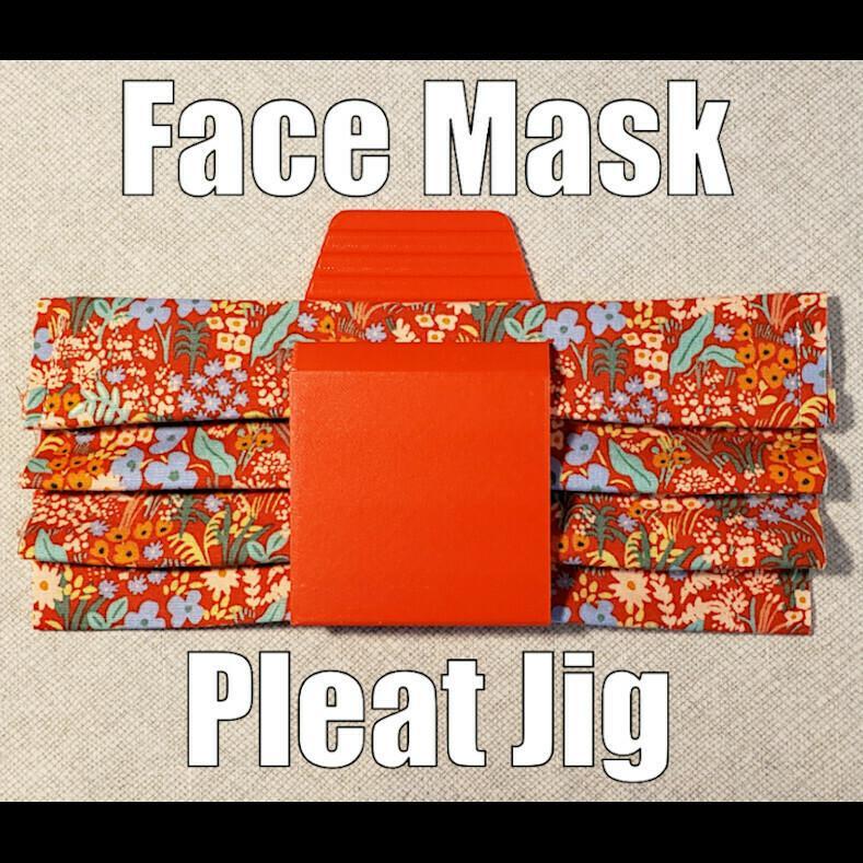 Pleat Maker Jig for Fabric Face Masks - Covid-19 -UPDATED