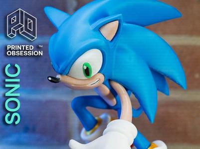 Sonic - Fan Art - Print in Pieces - Full color