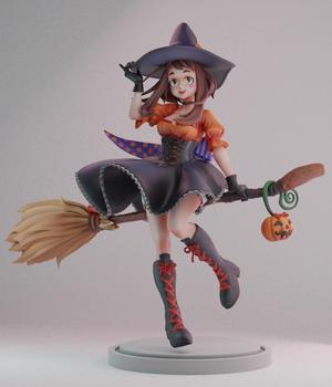 Witch Uraraka Helloween skin