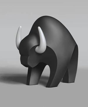 Bison Creature Sculpture Figure Fan Art Toy