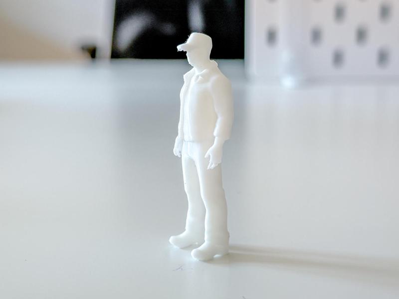 Miniature Standing Man/Worker for your Diorama