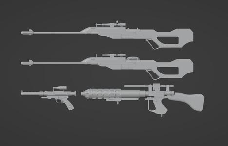 Droid Blasters One-Twelfth Scale