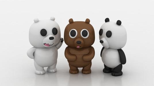 WE BEAR BEARS CHARACTERS TOY 3D PRINTABLE MODEL