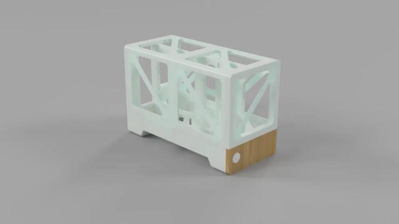 3D printed ITX PC case   