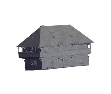 Radenov dom v Čičmanoch - mesh model   