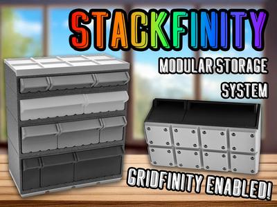 Stackfinity - A Gridfinity Modular Storage System