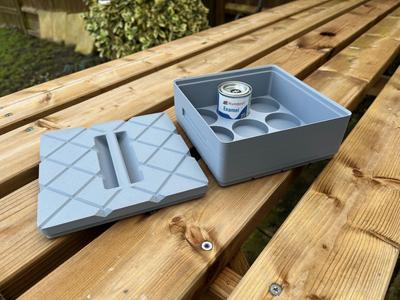 Stackable Humbrol Paint 50ml Tin Storage Boxes