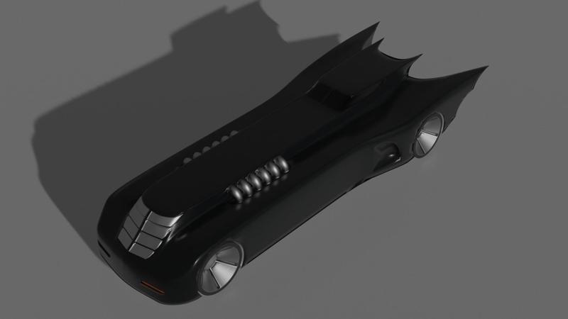 Animated Batmobile