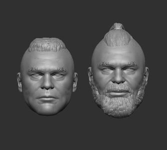 Broc Lesnar SummerSlam - Headsculpt for Action Figure