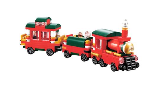 Wikibricks3D - 40138 Christmas Train