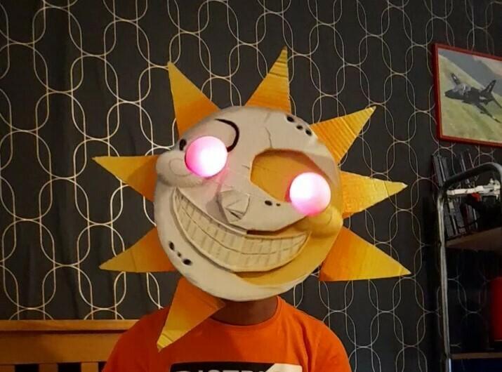 Sundrop Mask (CHEAP 3D PRINT *read desc*) - Halloween