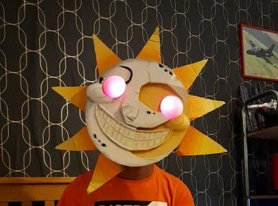 Sundrop Mask (CHEAP 3D PRINT *read desc*) - Halloween
