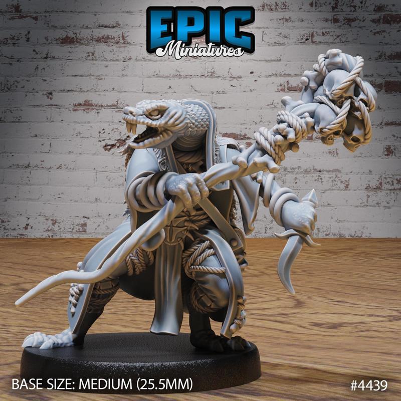 Serpent Folk Shaman / Snake Soldier / Serpentfolk Beast / Sand Dune Reptile / Desert Monster Encounter