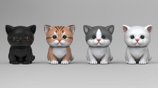 Cute Kitten STL