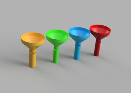 Coin Counter Funnel for US Coins
