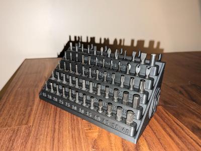 LTT Bit Peg Board Storage Rack