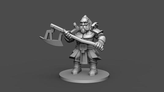 Dwarf Warrior Mini
