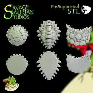 Savage Saurian Lizardmen Shields