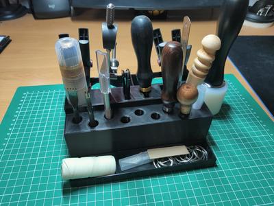 Leather Tool Holder (V2 with more holes available)